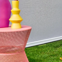 sweeek Tenda laterale avvolgibile alluminio e textilene per pergola, 4m