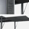 sweeek Tenda laterale retrattile in alluminio e textilene per pergola bioclimatica, 3m