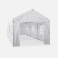 sweeek Tendone per festei, 3x9m, bianco