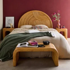 sweeek Testata in rattan naturale