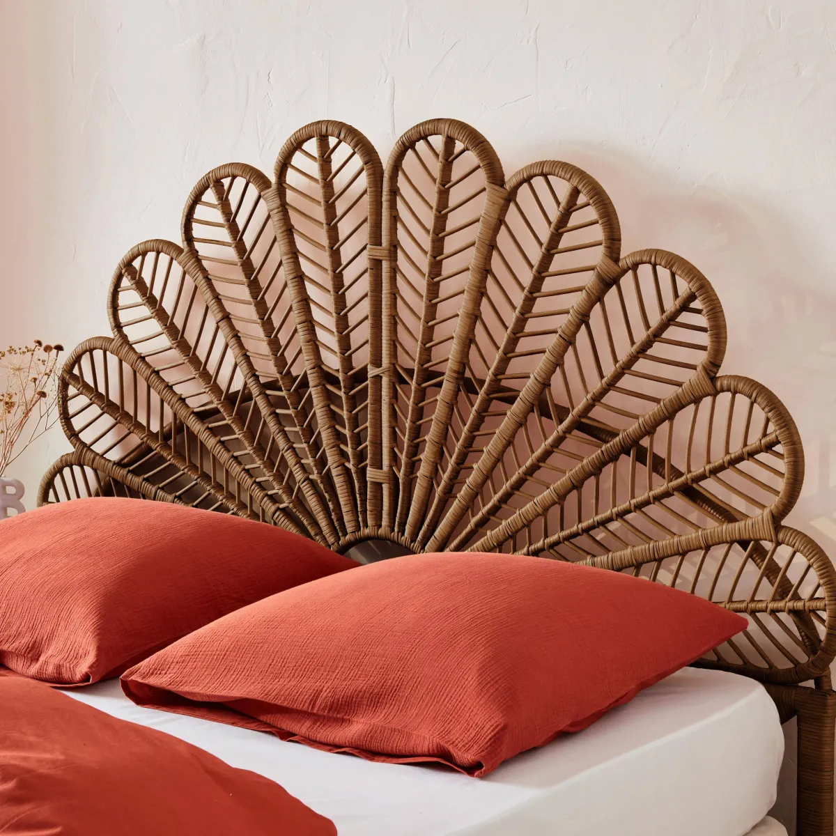 sweeek Testata in rattan scuro
