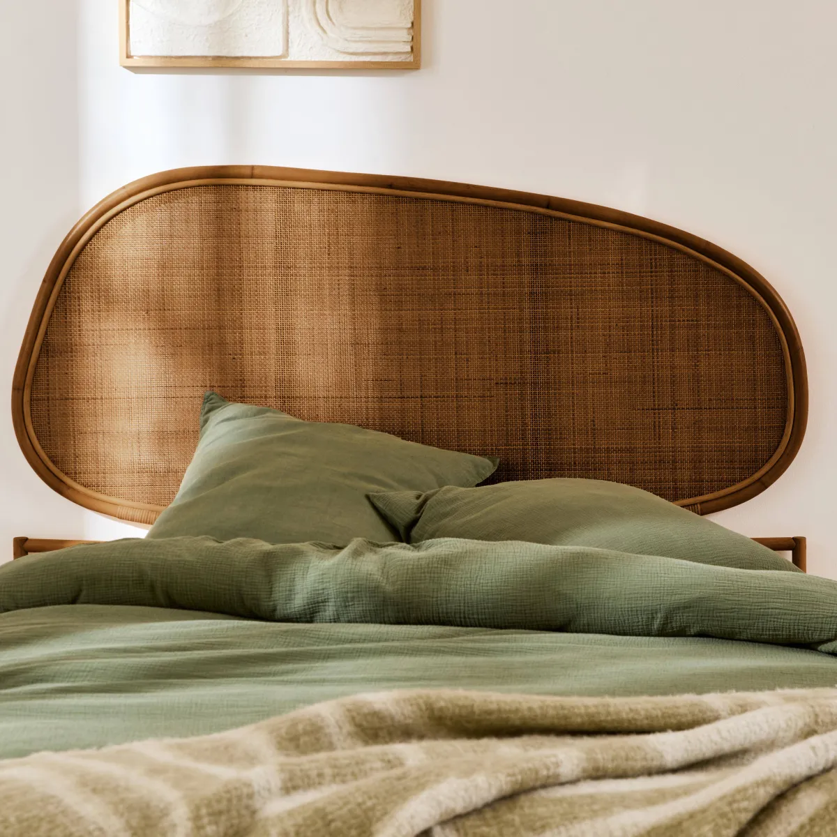 sweeek Testata in rattan scuro