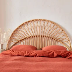 Testiera in rattan naturale per la camera per bambini