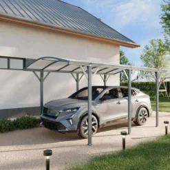 sweeek Tettoia per auto in alluminio e policarbonato, 15m²