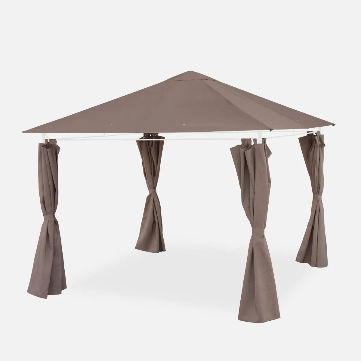 sweeek Tettoia + tende per pergolato Elusa 3x3m
