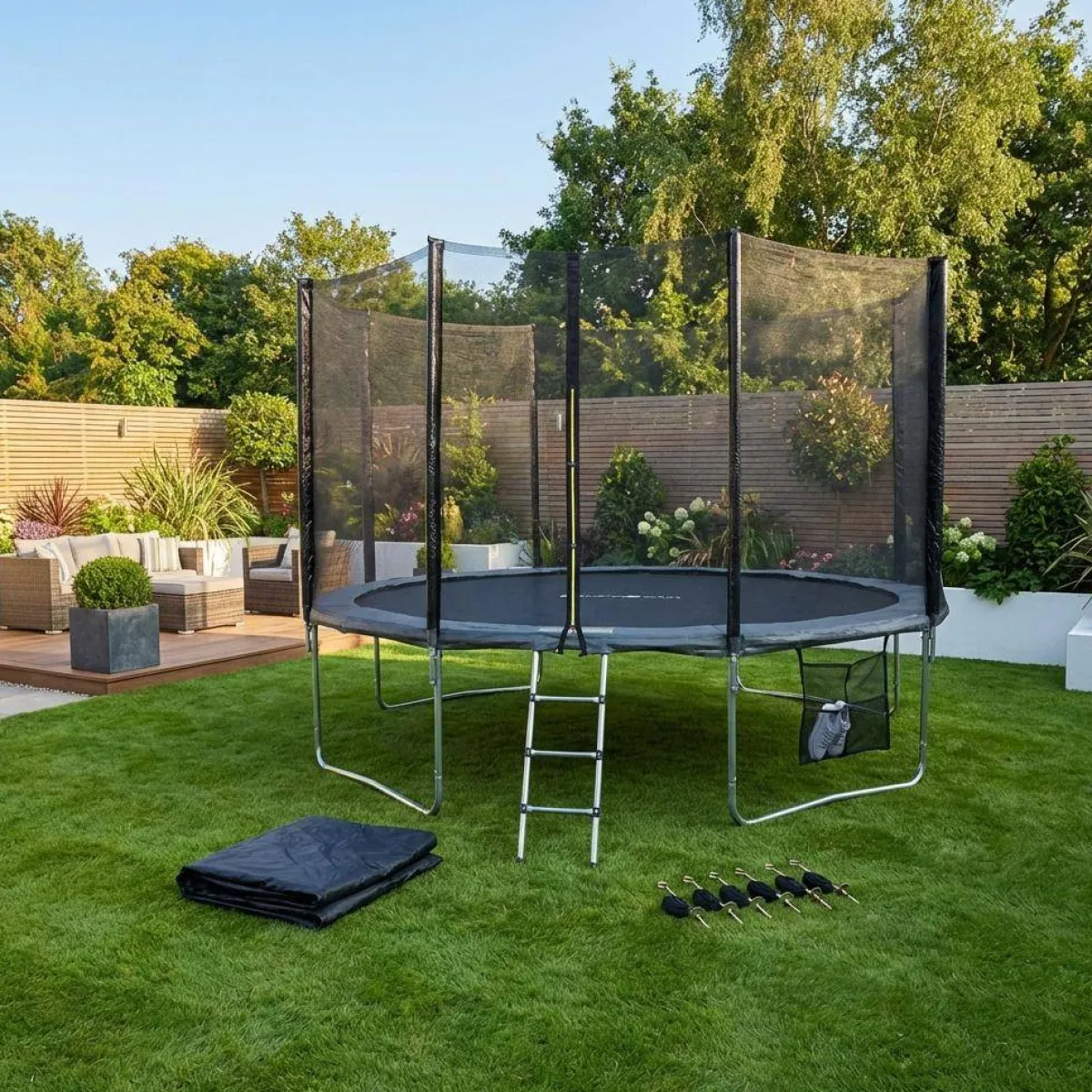 sweeek Trampolino 490cm con confezione di accessori