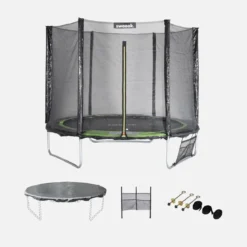 Trampolino 250cm con confezione di accessori