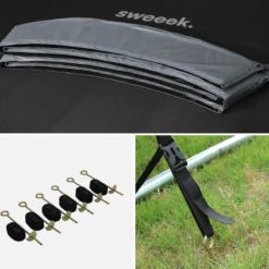 sweeek Trampolino 430cm con pacchetto di accessori