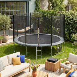 sweeek Trampolino 430cm con pacchetto di accessori