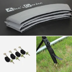 sweeek Trampolino 370cm con pacchetto di accessori