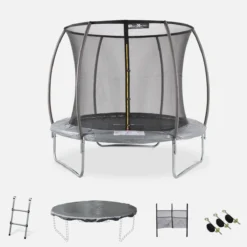 sweeek Trampolino 250cm con rete interna e pacchetto accessori