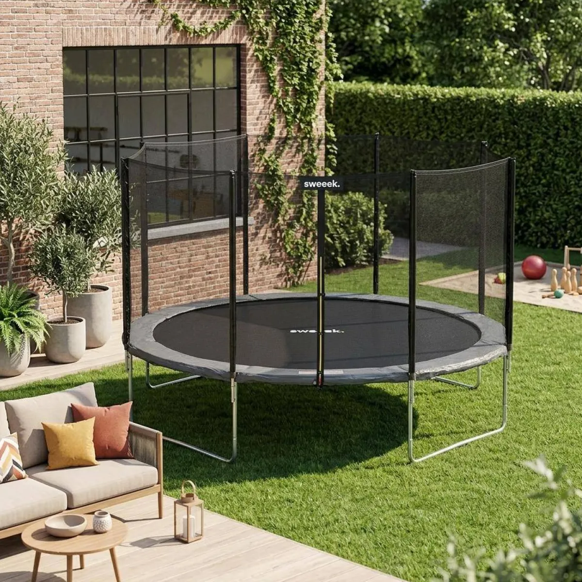 sweeek Trampolino 430cm rete di protezione