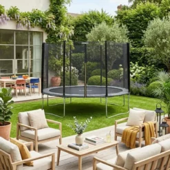 sweeek Trampolino 370cm rete di protezione