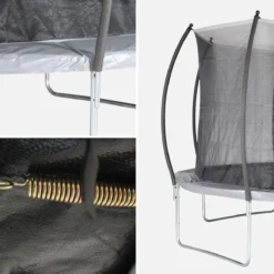 sweeek Trampolino 370cm rete interna con set di accessori
