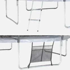 sweeek Trampolino 370cm rete interna con set di accessori