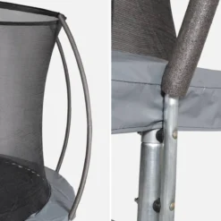 sweeek Trampolino con rete di protezione interna, 250cm
