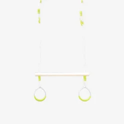 sweeek Trapezio in legno con anelli metallici per il cavalletto