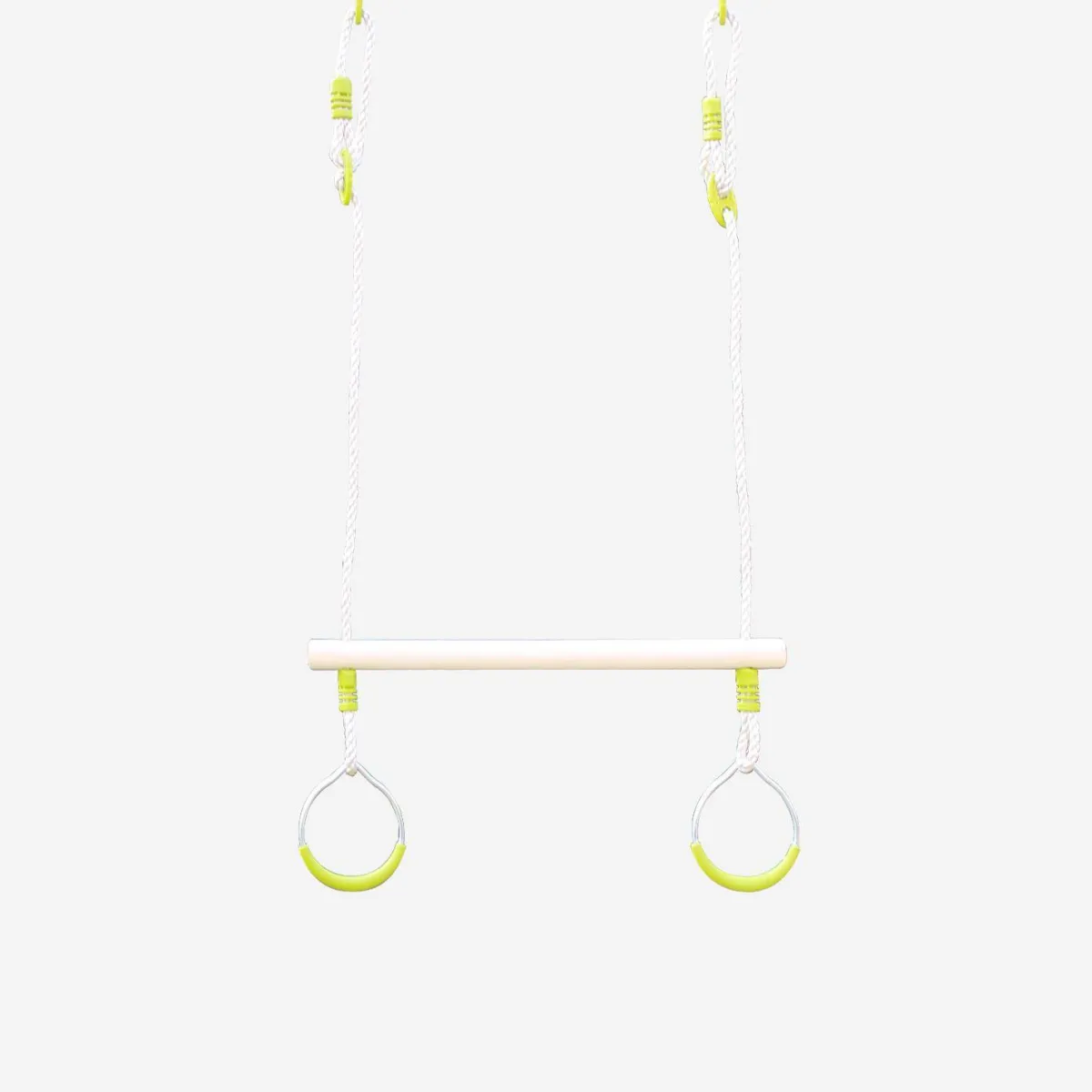 sweeek Trapezio in legno con anelli metallici per il cavalletto