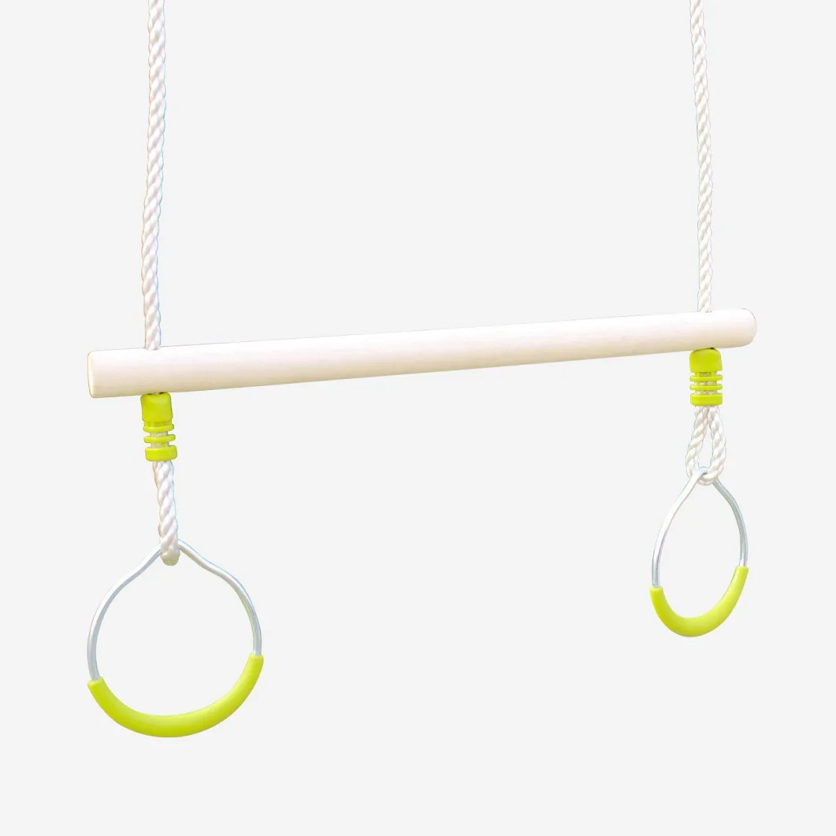 sweeek Trapezio in legno con anelli metallici per il cavalletto