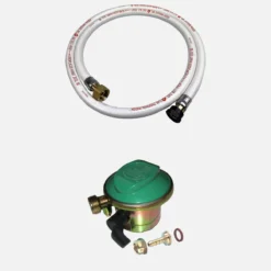 sweeek Tubo flessibile per gas butano Quick-On 20mm con regolatore, 1,5m