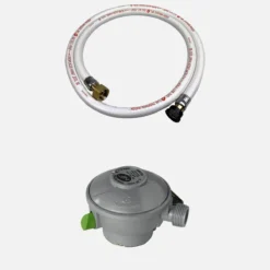 sweeek Tubo flessibile per gas butano Quick-On con regolatore di pressione