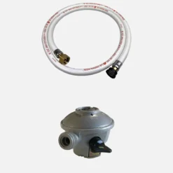 sweeek Tubo flessibile per gas propano Quick-On con regolatore di pressione, 1,5m 27mbar