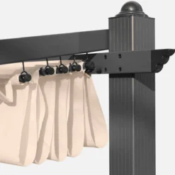 sweeek 3x4m Pergola in alluminio con copertura scorrevole